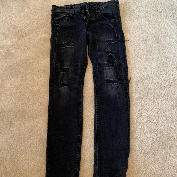 H&M Other - HM men’s black skinny jeans size 33
